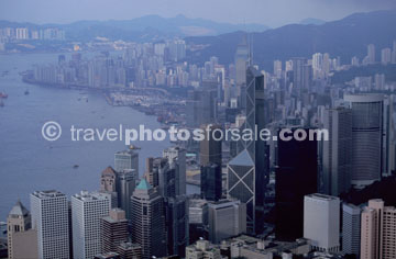 VIEW OF HONG KONG HARBOUR