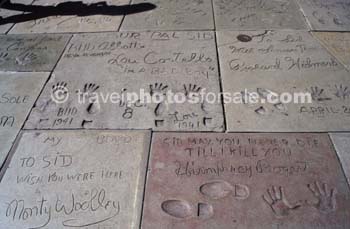 FAMOUS HANDPRINTS